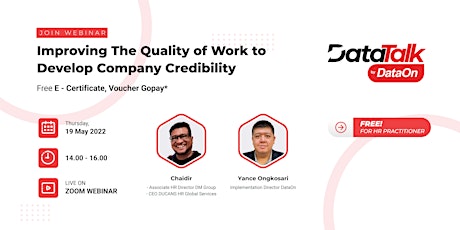 Improving The Quality of Work to Develop Company Credibility tickets