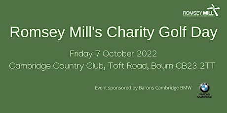 Charity Golf Day for Romsey Mill tickets
