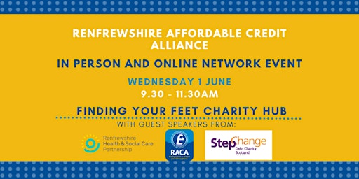 Renfrewshire Affordable Credit Alliance Networking & Information Session