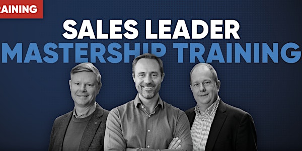 The Sales Leader Mastership Training | 2nd edition