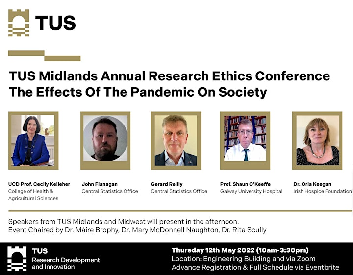 TUS 2022 Research Ethics Conference The Impact of the Pandemic on Society image