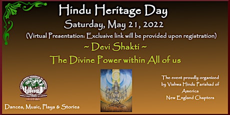 Hindu Heritage Day 2022 ingressos
