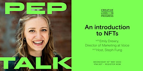 Pep Talk: An introduction to NFTs with Emily Drewry tickets