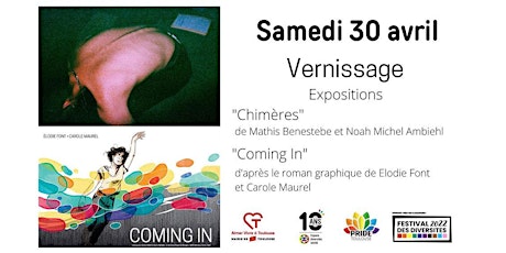 Image principale de Vernissage expositions : "Chimères" et "Coming In"