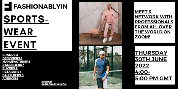 Fashionablyin Sportswear - Virtual Event