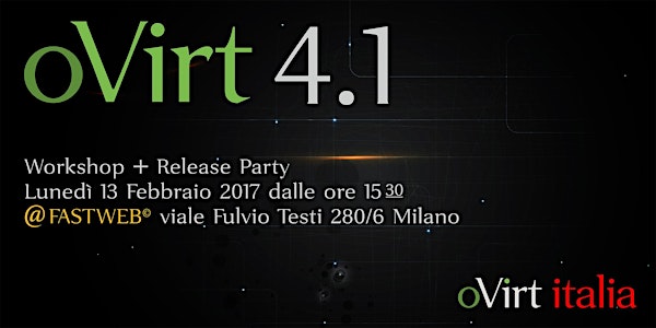 oVirt 4.1 Workshop + Release Party