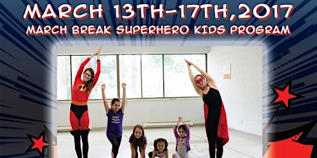 March Break 2017 SUPERHERO kids yoga camp - Toronto primary image