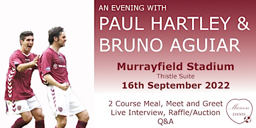 An evening with Paul Hartley and Bruno Aguiar