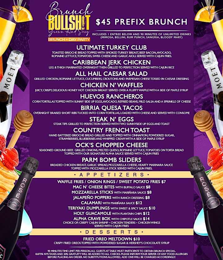 BRUNCH & Bullshxt | each and every Sunday | Grown & Sexy Day Party image