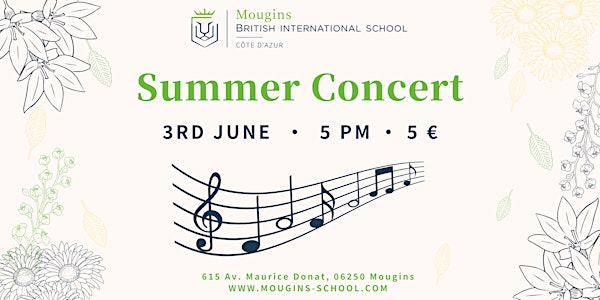 Summer Concert at Mougins School