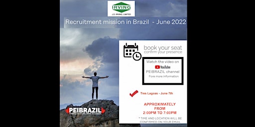 Recruitment event on 3 Lagoas,  June 7th