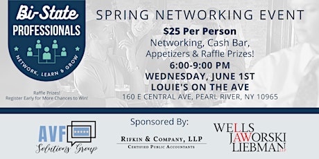 Bi-State Professionals Spring Networking Event tickets