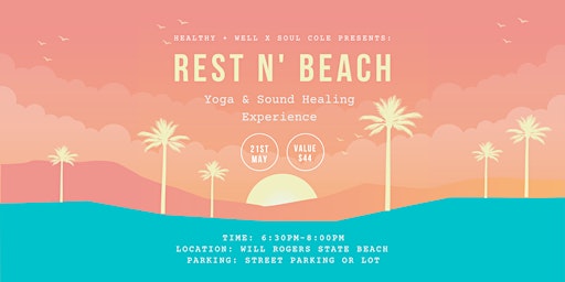 Rest N' Beach | Yoga & Sound Healing Experience primary image