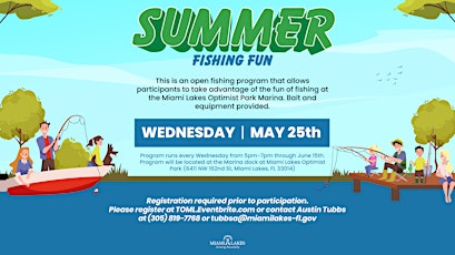 Summer Open Fishing Fun billets