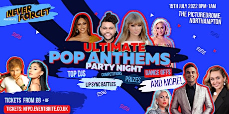 ULTIMATE POP ANTHEMS PARTY NIGHT tickets