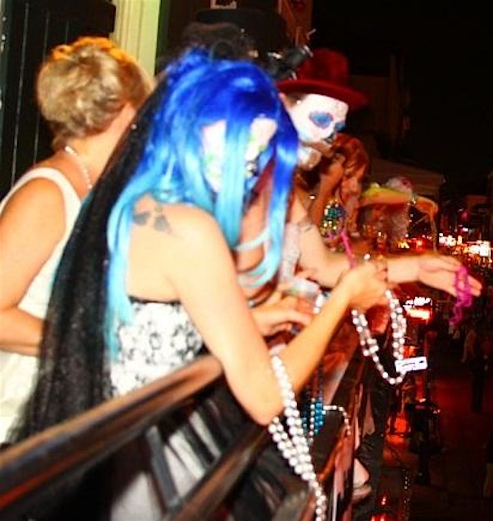 Halloween Bourbon Street Balcony Party- Saturday Night 7-10PM image