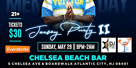 Memorial Day Jersey Party tickets