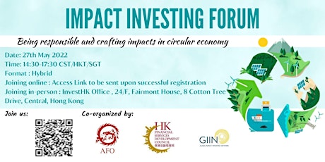 AFO's MAG Sustainability and Better World Activities Impact Investing Forum primary image