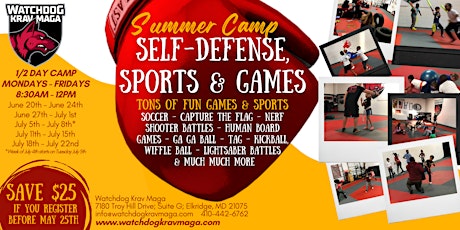 Summer Camp: Self Defense, Sports and Games tickets