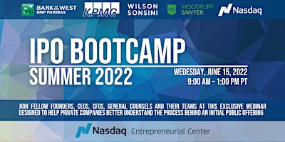 2022 Summer IPO Bootcamp