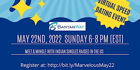 "MARVELous May" - Virtual Speed Dating Event for US Raised Indian Singles ! Tickets