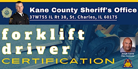 Forklift Driver Certification Class tickets