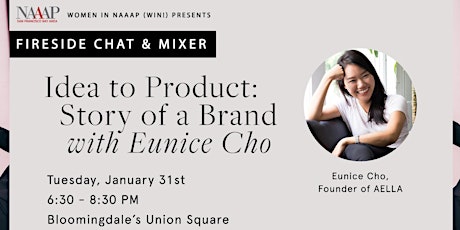 Idea to Product: Story of a Brand with Eunice Cho primary image
