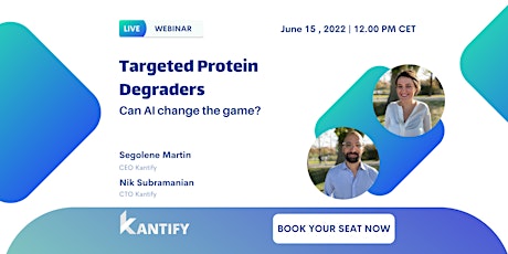 Targeted Protein Degraders: can Artificial Intelligence change the game? Tickets