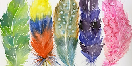 Floating Feathers  in Watercolors with Phyllis Gubins tickets