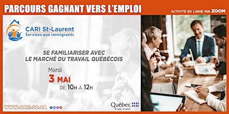 PARCOURS GAGNANT VERS L'EMPLOI - Familiariser avec marché travail québécois primary image