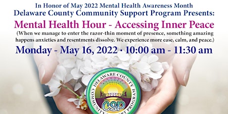 Mental Health Hour - Accessing Inner Peace tickets