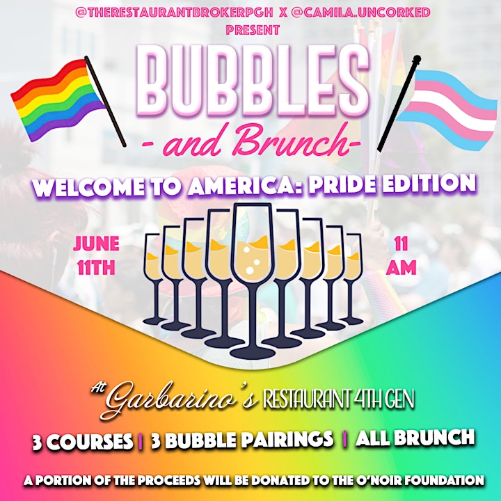 Bubbles & Brunch: Welcome to America- Pride Edition image