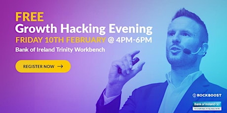 Primaire afbeelding van ***SOLD OUT!***                  GROWTH HACKING EVENING @ TRINITY WORKBENCH