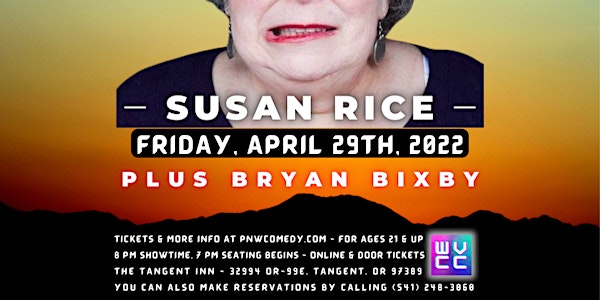 Comedy at The Tangent Inn w/ Susan Rice & Bryan Bixby