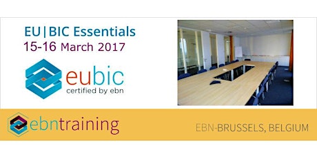 Primaire afbeelding van EU|BIC Essentials Training 2017