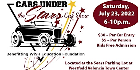 2nd Annual Cars Under the Stars Car Show tickets