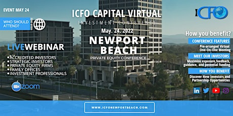Live Web Event: The iCFO Virtual Investor Conference - Newport Beach tickets