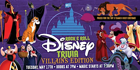 Rock & Roll Disney & Trivia: Villains Edition tickets