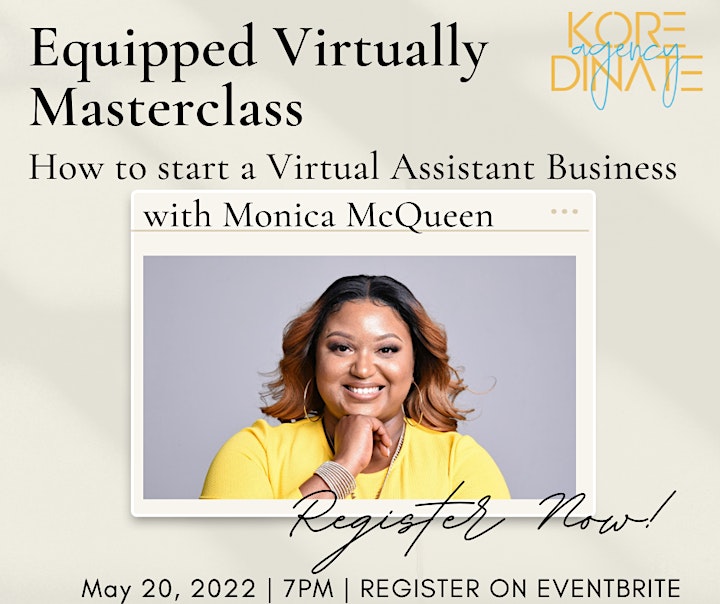 Equipped Virtually Masterclass: How to Start a Virtual Assistant Business image