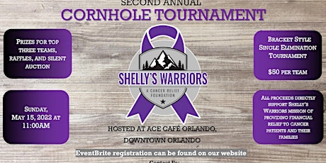 Second Annual Charity Cornhole Tournament - Shelly's Warriors primary image