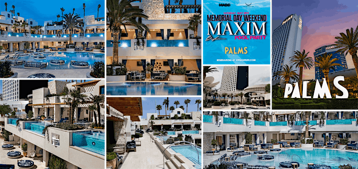 Maxim Memorial Weekend Las Vegas Pool Party image