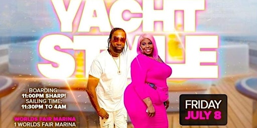 Black & Meeka’s Yacht Party!!  All White with a Splash of Pink