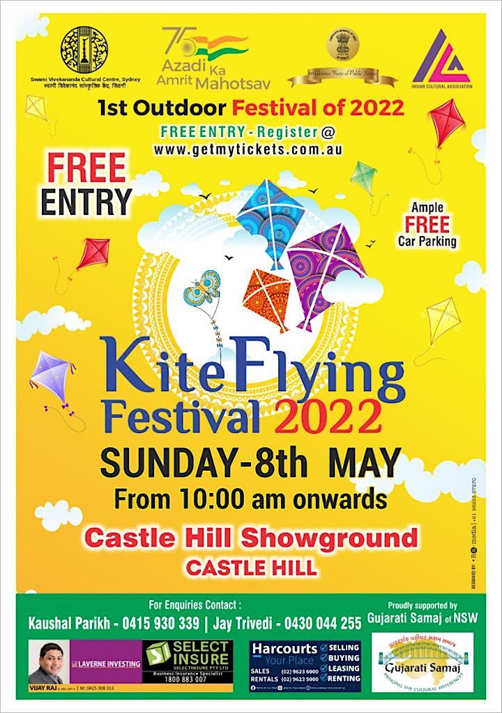 Kite Flying Festival @ Castle Hill Showgrounds image