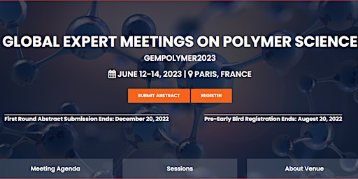 Image principale de Global Expert Meetings on Polymer Science | GEMPOLYMER2023