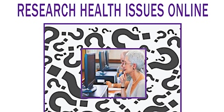 FREE LECTURE: RESEARCH HEALTH ISSUES ONLINE primary image