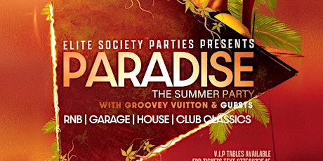 Paradise Summer Party tickets