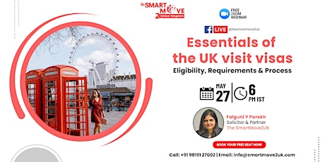 FREE WEBINAR: Essentials of the UK visit visas tickets