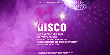 The Crockers DJ’s Back To School 80’s Disco