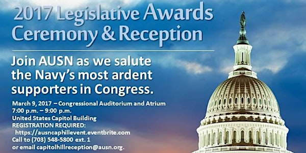 AUSN 2017 Legislative Awards Ceremony & Reception