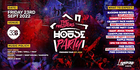 THE PROJECT X FRESHERS HOUSE PARTY @ STUDIO 338 LONDON! tickets